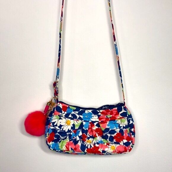 Vera Bradley Crossbody Bag, Summer Cottage Summer 2012, Bag Charm - Picture 9 of 11